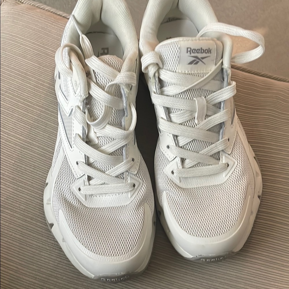 Reebok Classic White Mesh Sneakers
